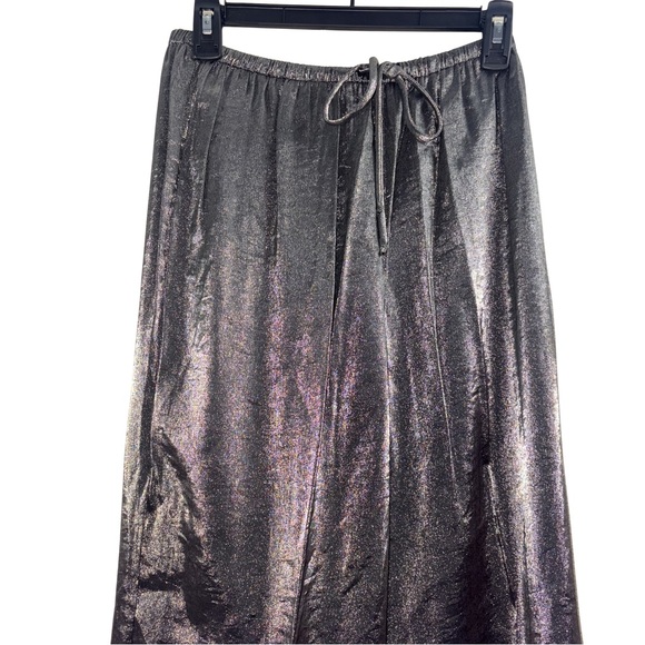 St. Tropez (A Carole Little Company) Metallic Wide Leg Vintage 1980’s Pants - Picture 5 of 6